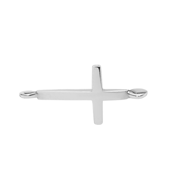Krzyżyk 1,5 cm srebrny