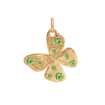 Zawieszka Papillon 1,5 cm pozłacana