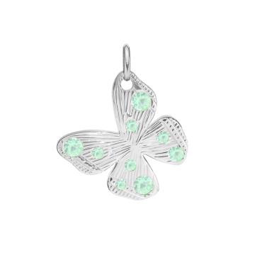 Zawieszka Papillon 1,5 cm posrebrzana