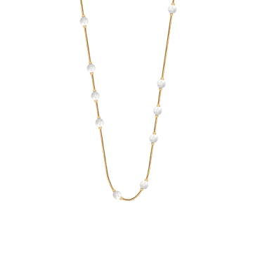 Naszyjnik Pearls pozłacany 60+5 cm