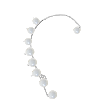Pearls - nausznica prawa posrebrzana
