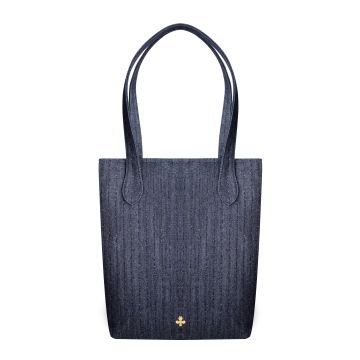 Shopper mini ciemny jeans