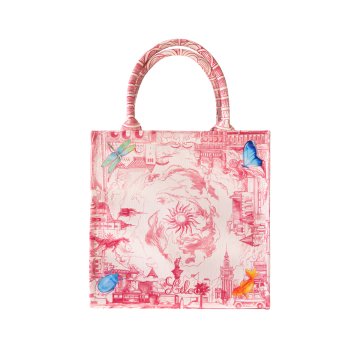 Shopper Opowieść 48.4 z tkaniny Canvas, czerwony