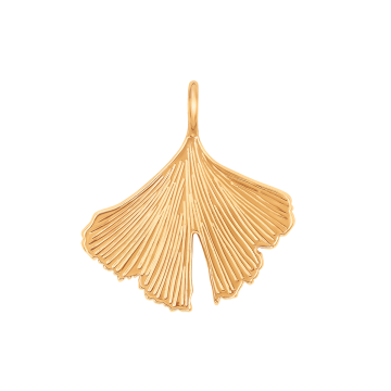 Zawieszka Ginko pozłacana