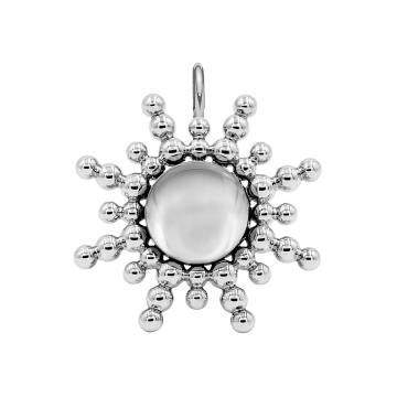 Zawieszka Sun 1,5 cm posrebrzana