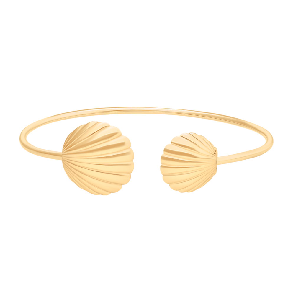 Bransoleta mankietowa Venus pozłacana
