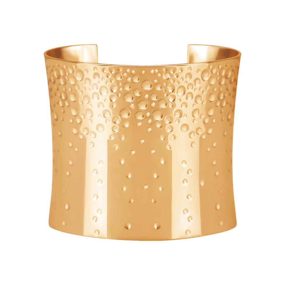 Bransoleta mankietowa Sparkling pozłacana