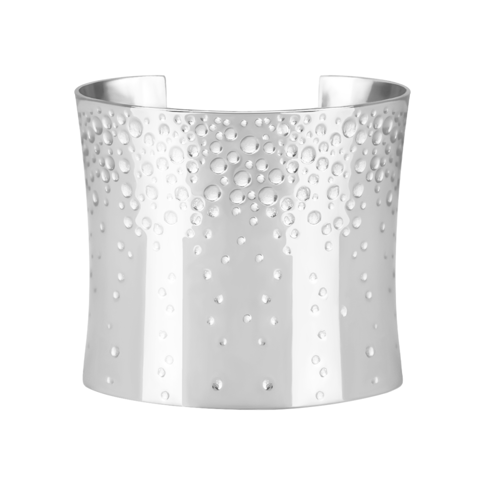 Bransoleta mankietowa Sparkling posrebrzana