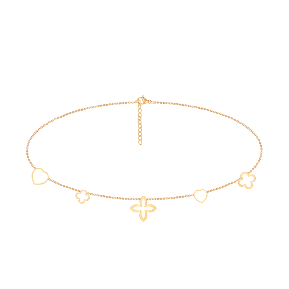 Choker Icons pozłacany