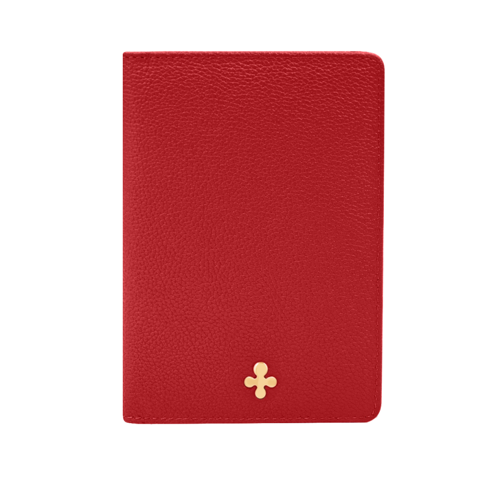 Etui na paszport w kolorze czerwonym