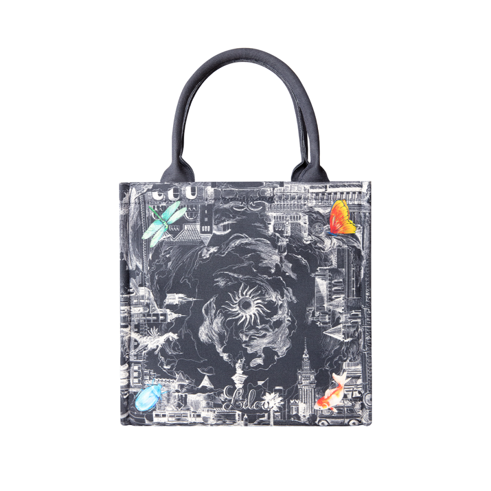 Shopper Opowieść 48.4 z tkaniny Canvas, granatowy