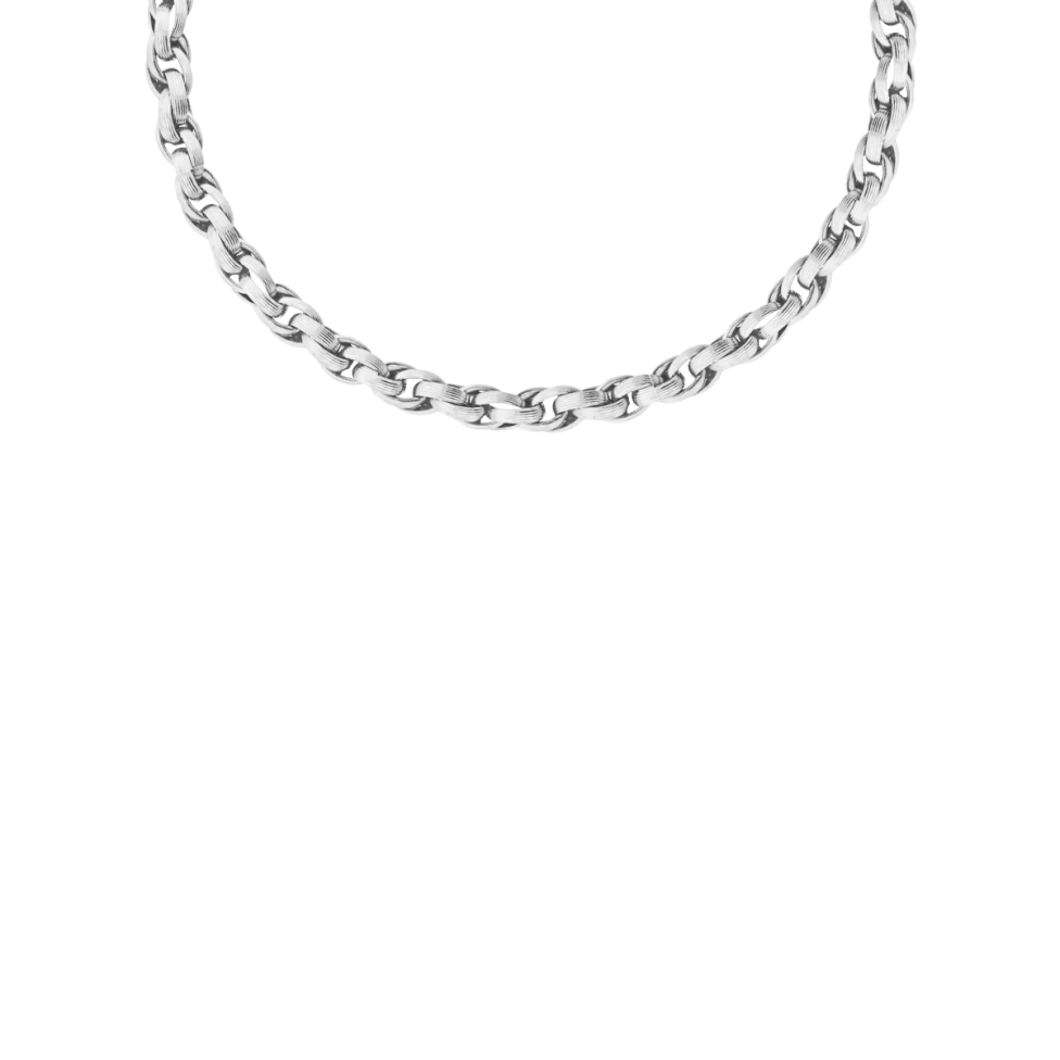 Naszyjnik Łańcuch No.2 posrebrzany, 60 cm