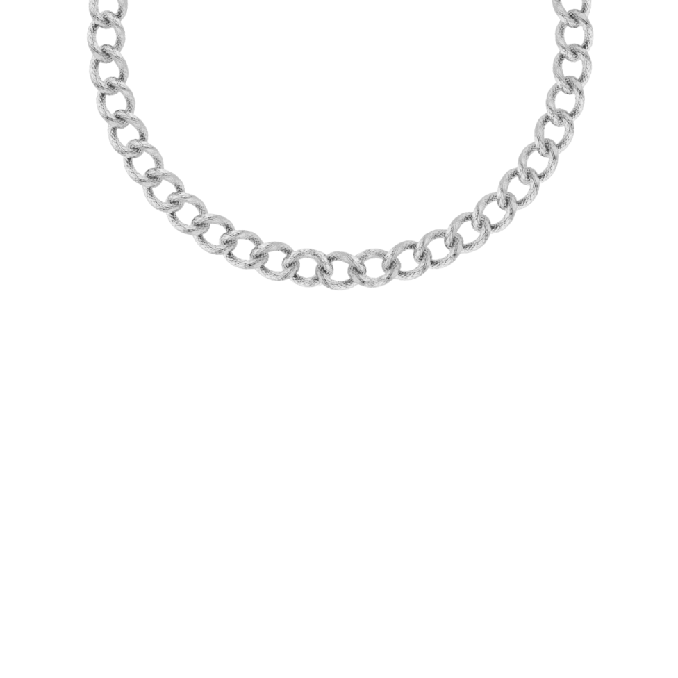Naszyjnik Łańcuch No.4 posrebrzany