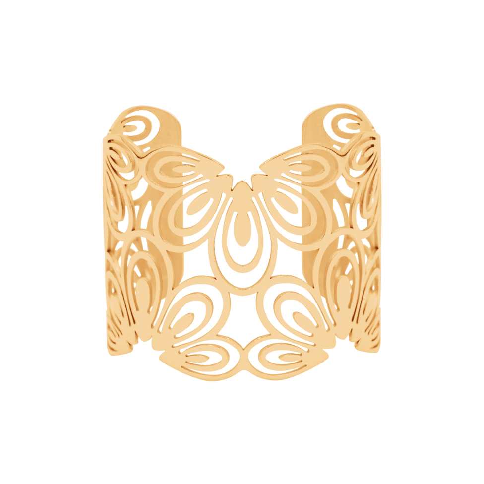 Personalizowana bransoleta Paw pozłacana