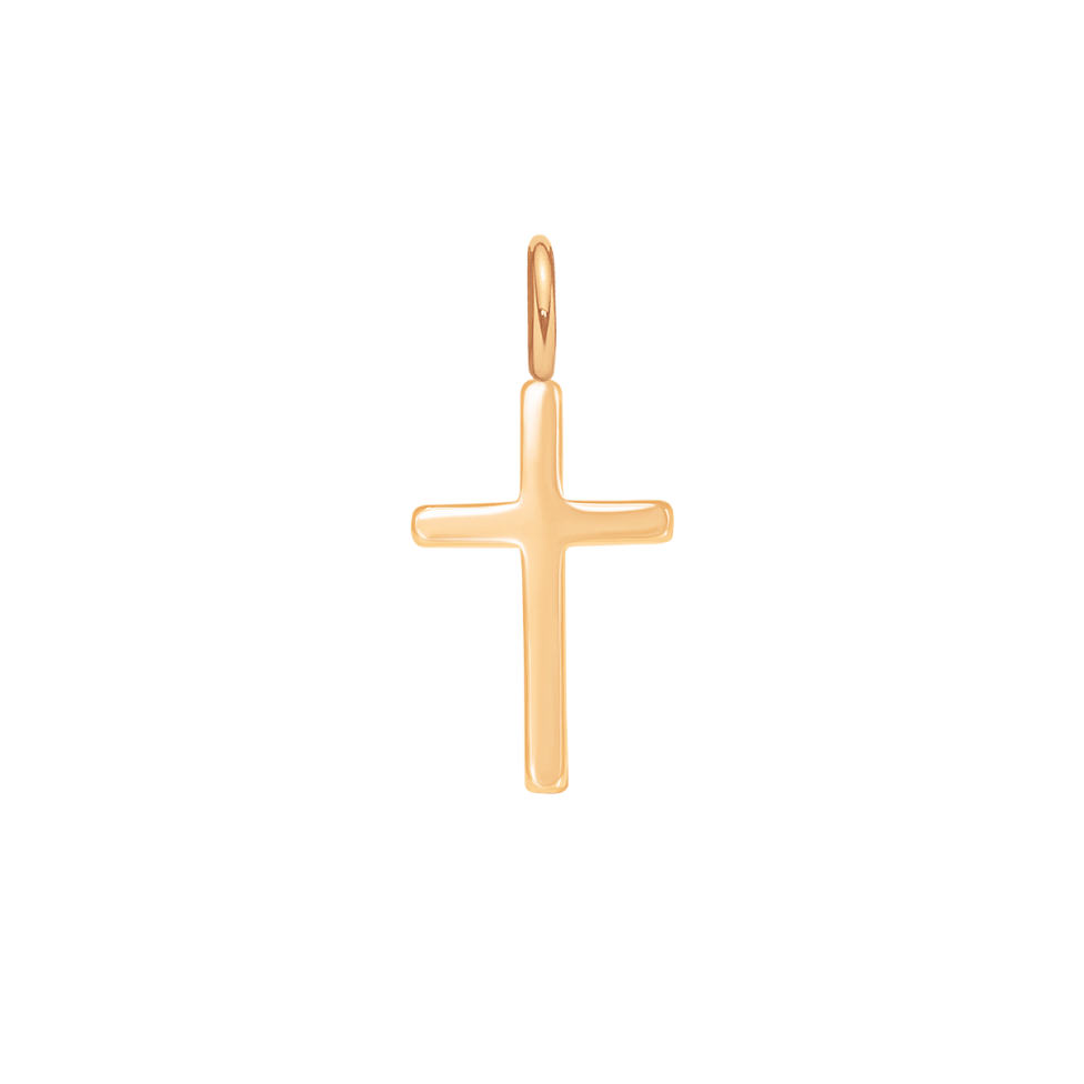 Zawieszka krzyżyk 1,5 cm pozłacana