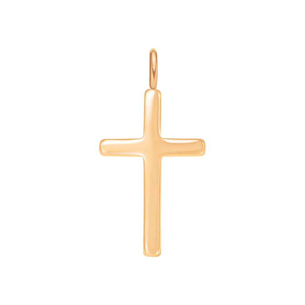 Zawieszka krzyżyk 2,2 cm pozłacana