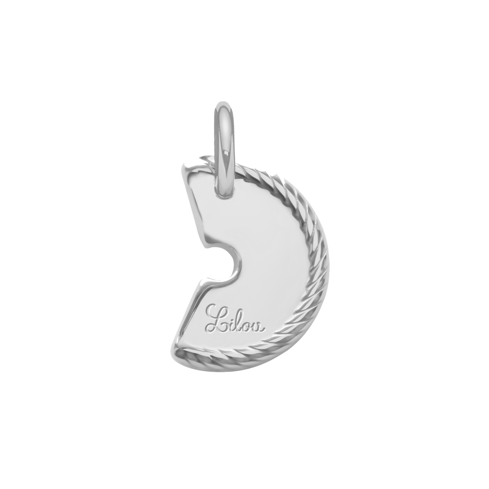 Zawieszka Rainbow posrebrzana 1,5 cm