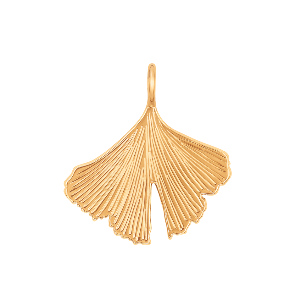 Zawieszka Ginko pozłacana