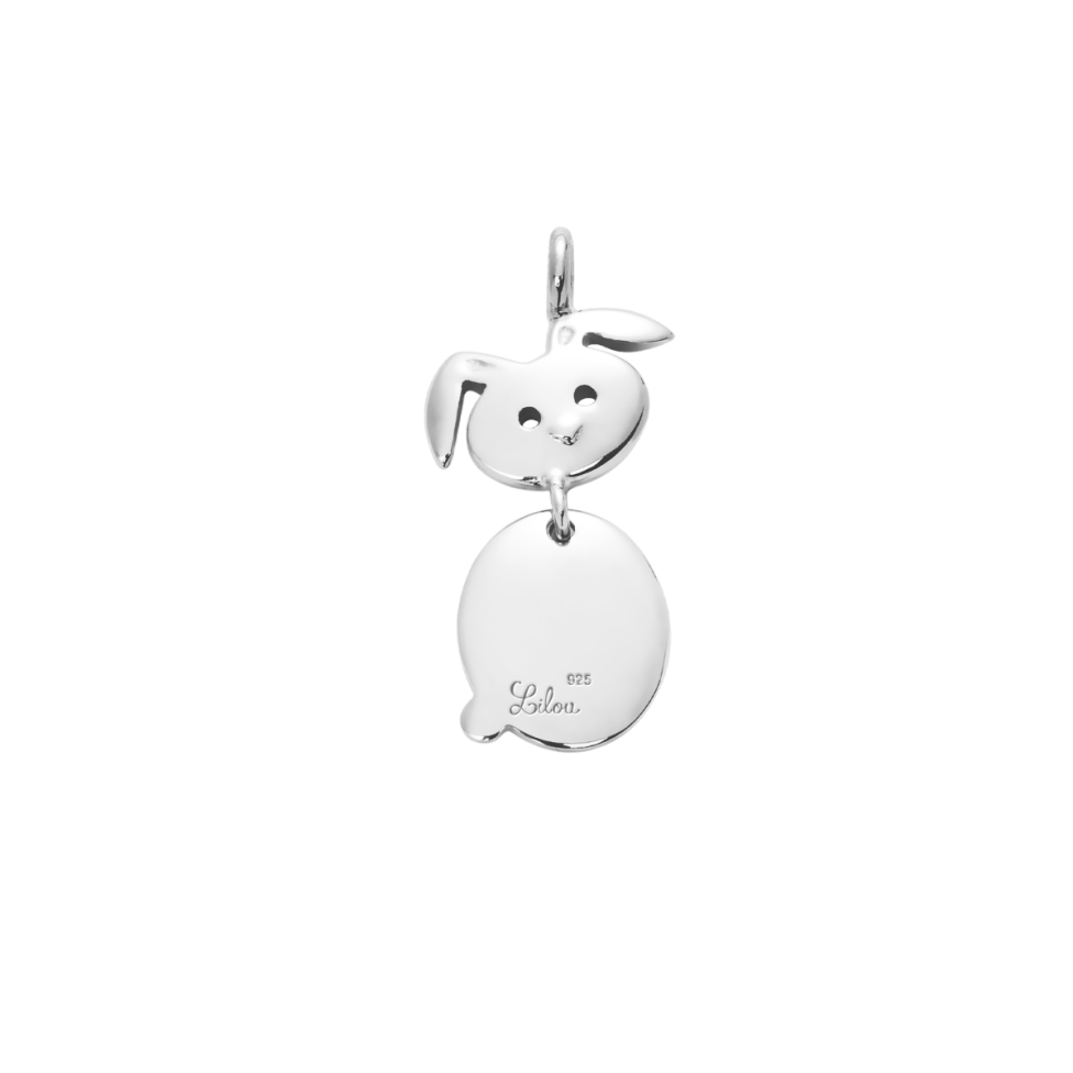 Zawieszka Zajączek srebrny 1,8 cm
