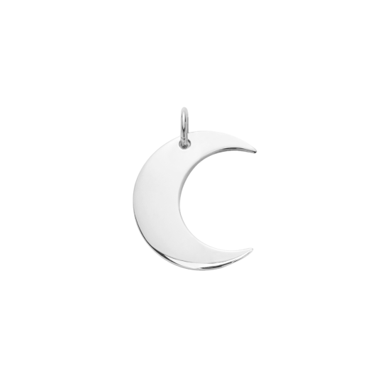 Zawieszka Lune posrebrzana 1 cm