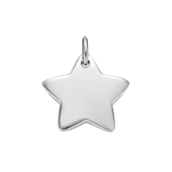 Gwiazdka 1,5 cm posrebrzana