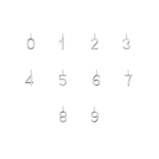 Cyfra 4, posrebrzana