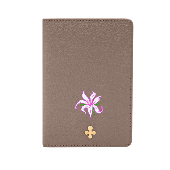 Etui na paszport w kolorze mocca