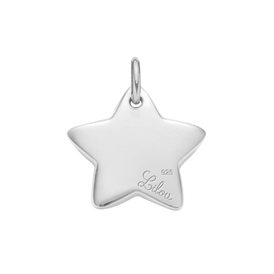 Gwiazdka 1,5 cm srebrna