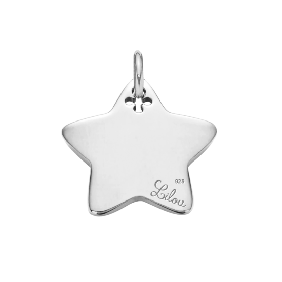 Gwiazdka 2 cm srebrna