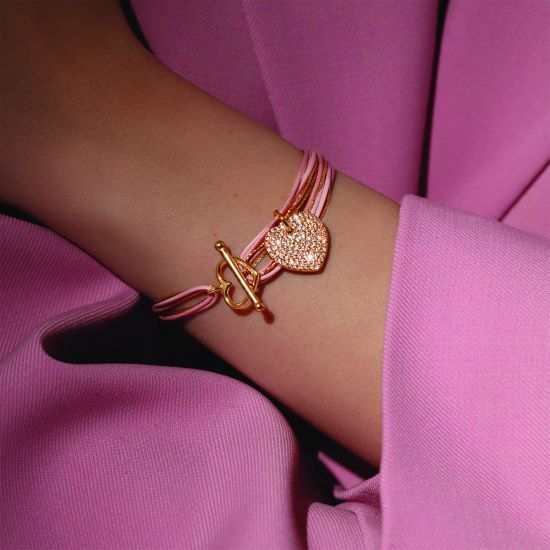 Bransoletka Walentynki Pink Love