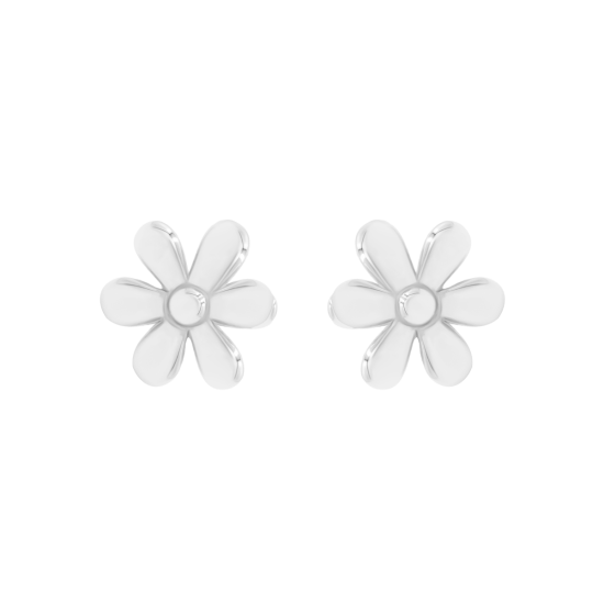 Kolczyki Flowers na sztyfcie srebrne
