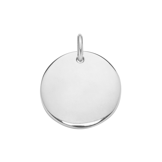 Medalik 1 cm srebrny