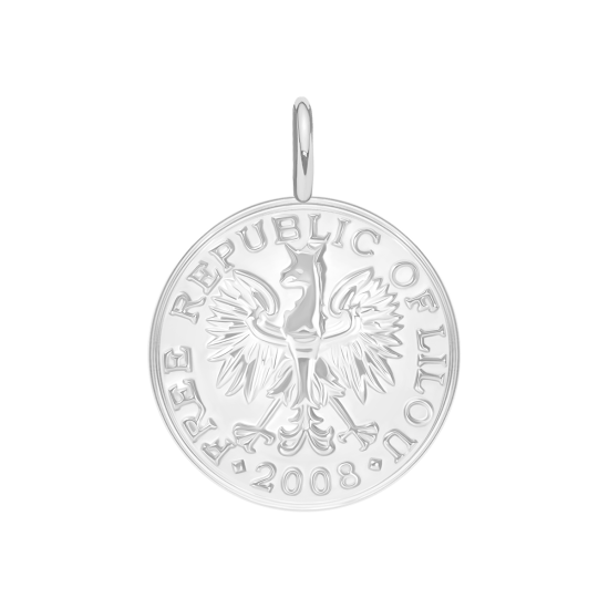Zawieszka wisząca Moneta, 2 cm, SR