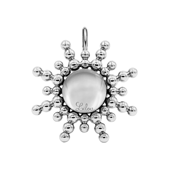 Zawieszka Sun 1,5 cm posrebrzana