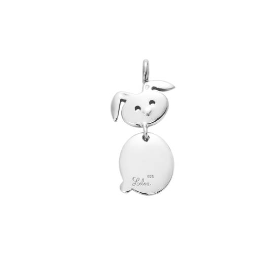 Zawieszka Zajączek srebrny 1,8 cm