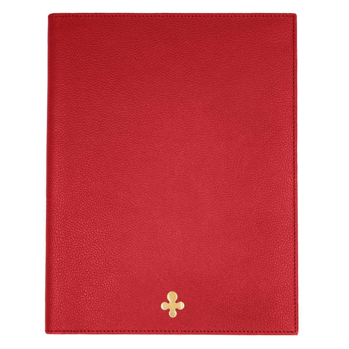Notes skórzany w kolorze czerwonym