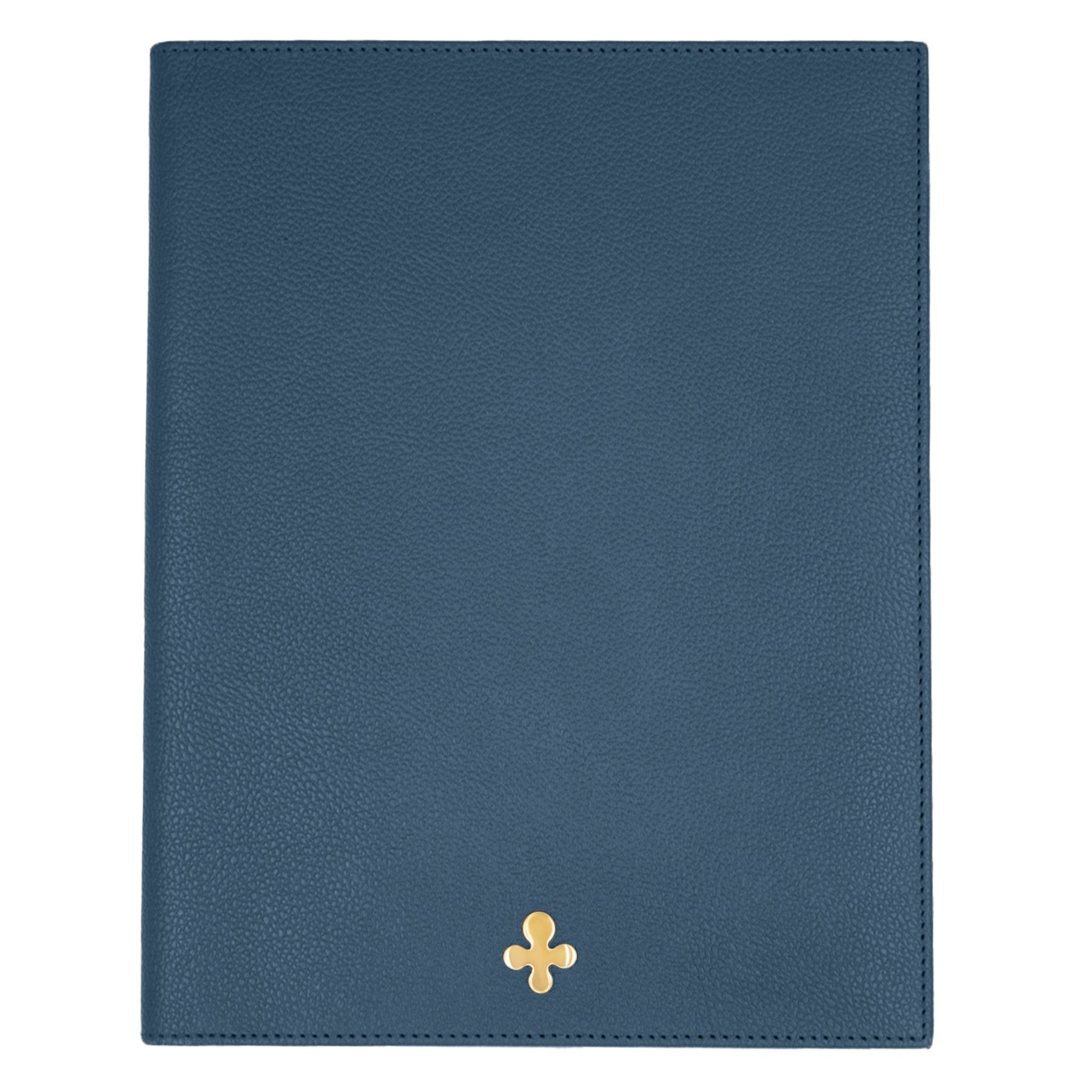 Notes skórzany w kolorze granatowym