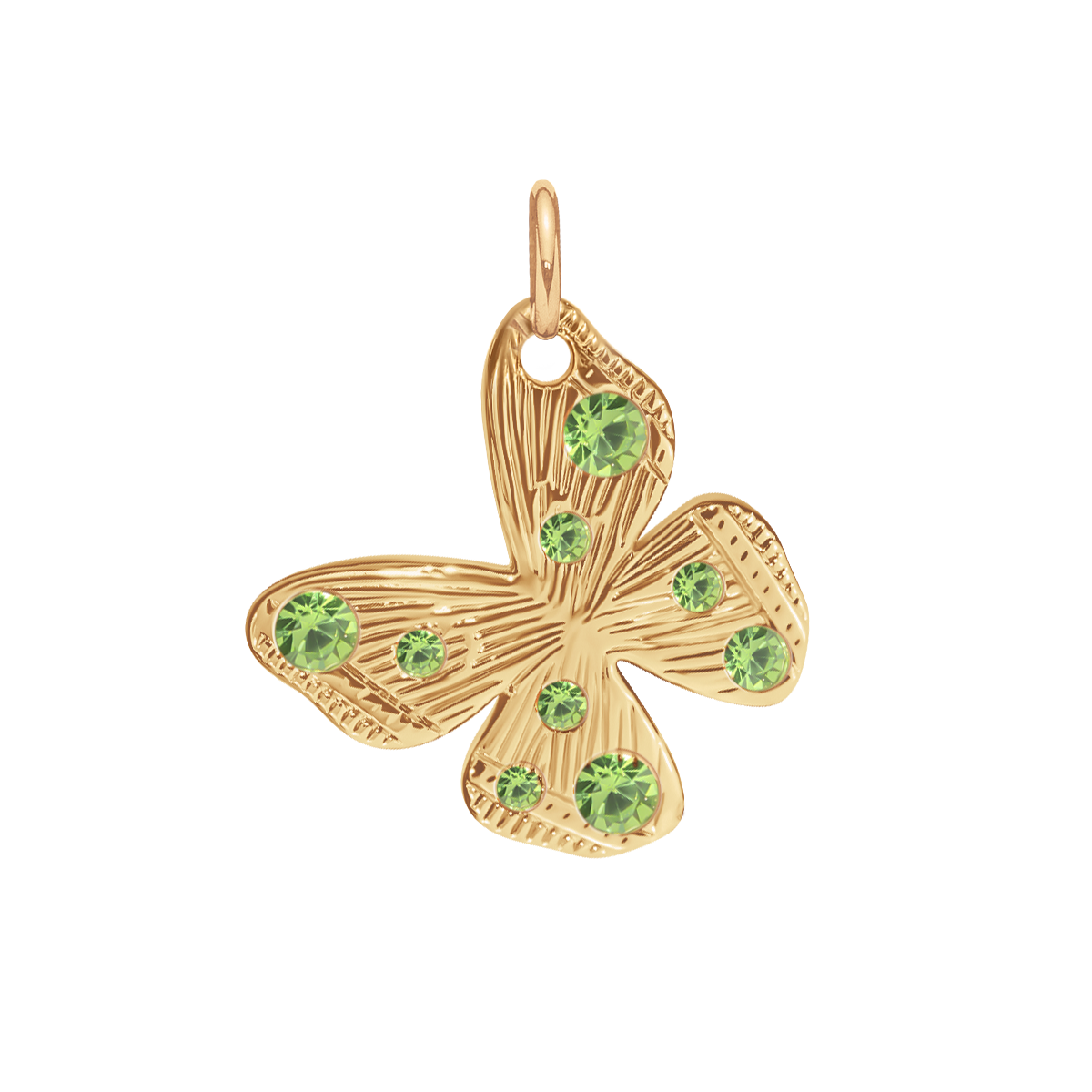 Zawieszka Papillon 1,5 cm pozłacana