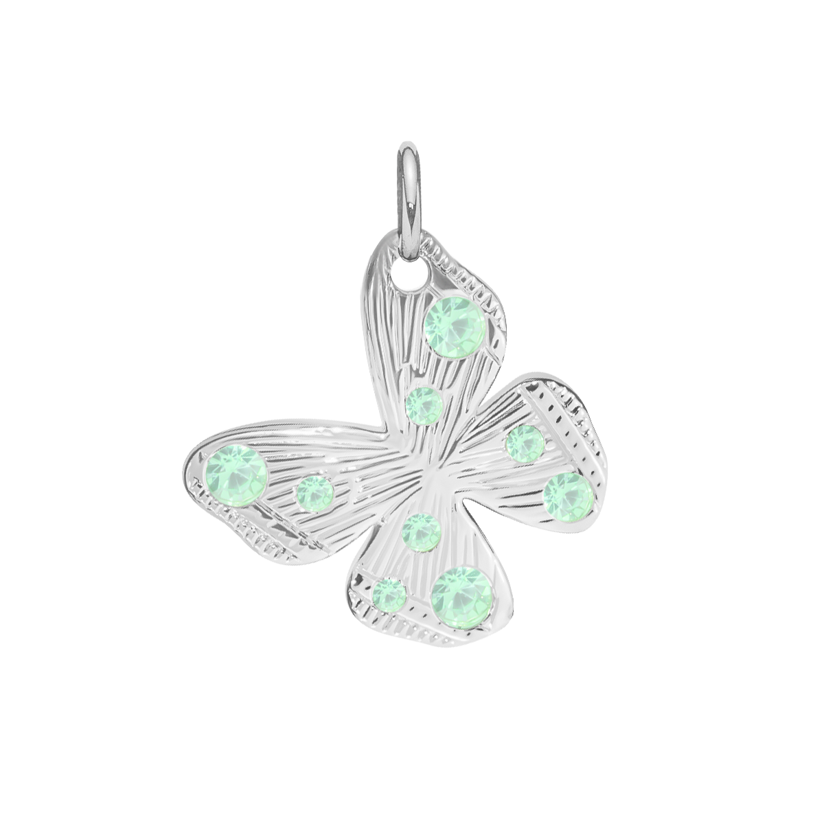 Zawieszka Papillon 1,5 cm posrebrzana