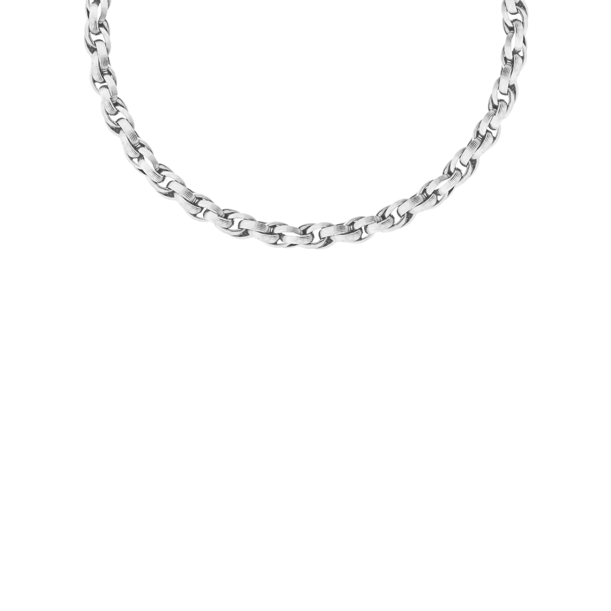 Naszyjnik Łańcuch No.2 posrebrzany, 60 cm
