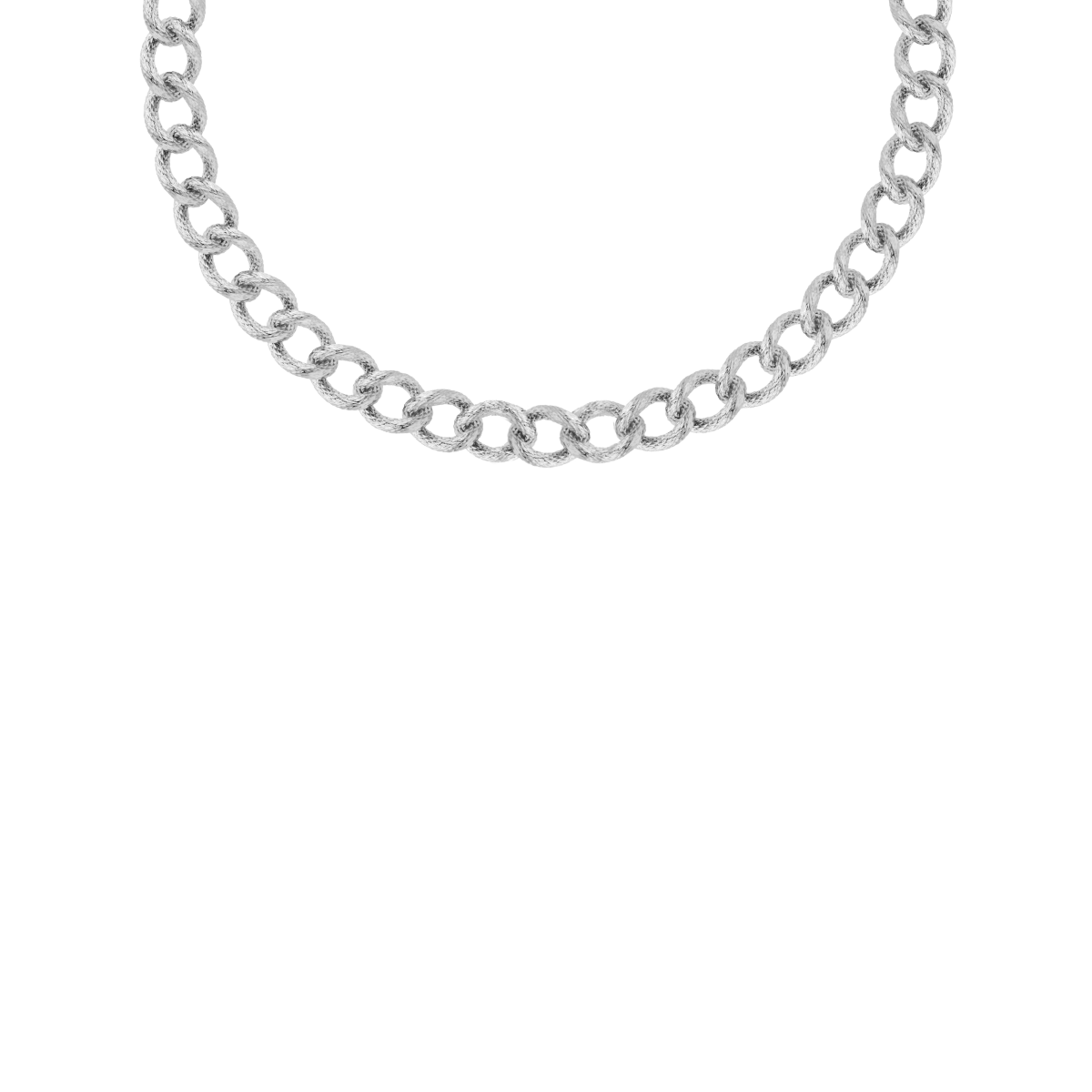 Naszyjnik Łańcuch No.4 posrebrzany