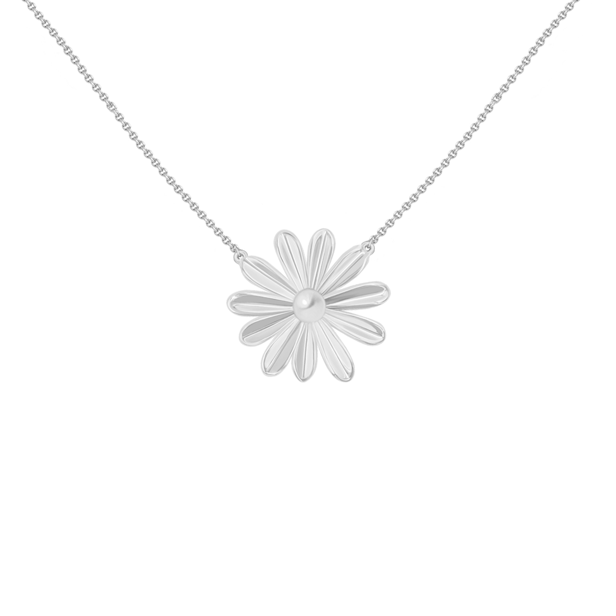 Margaret 1 silver-plated necklace