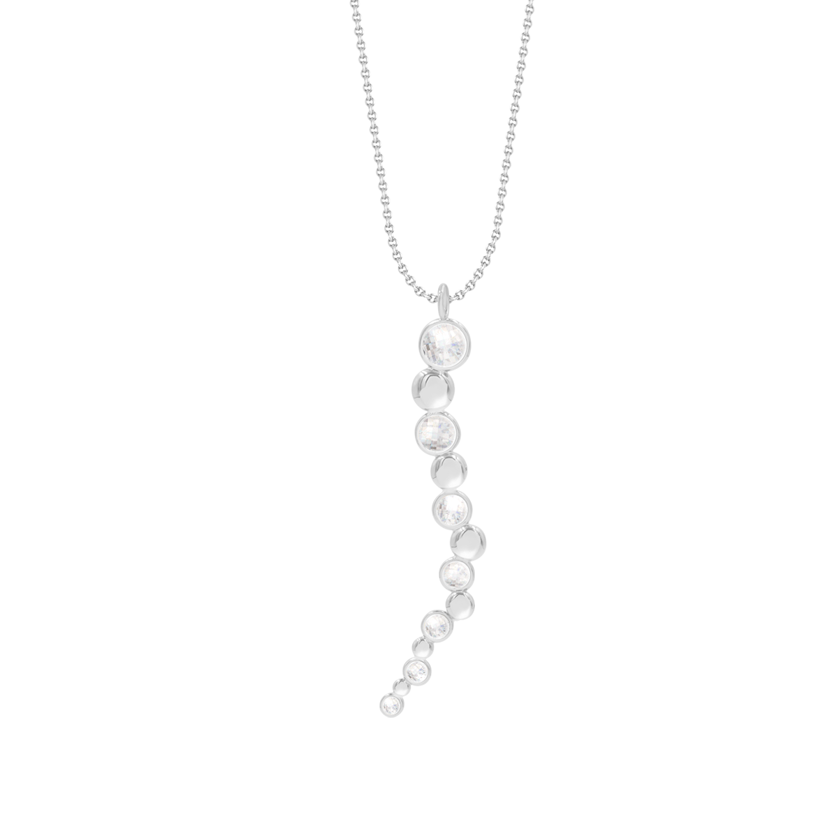 Naszyjnik Sparkling 1 posrebrzany