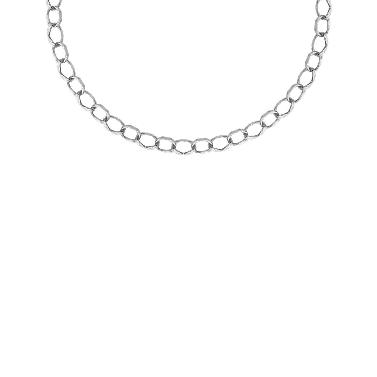 Naszyjnik Łańcuch No.13 posrebrzany