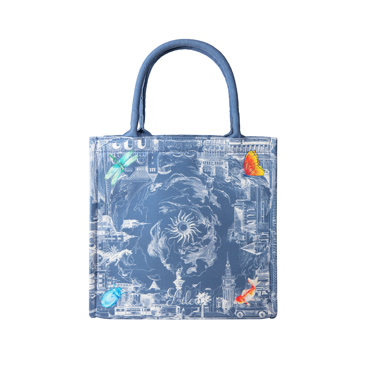 Shopper Opowieść 48.4 z tkaniny Canvas, niebieski