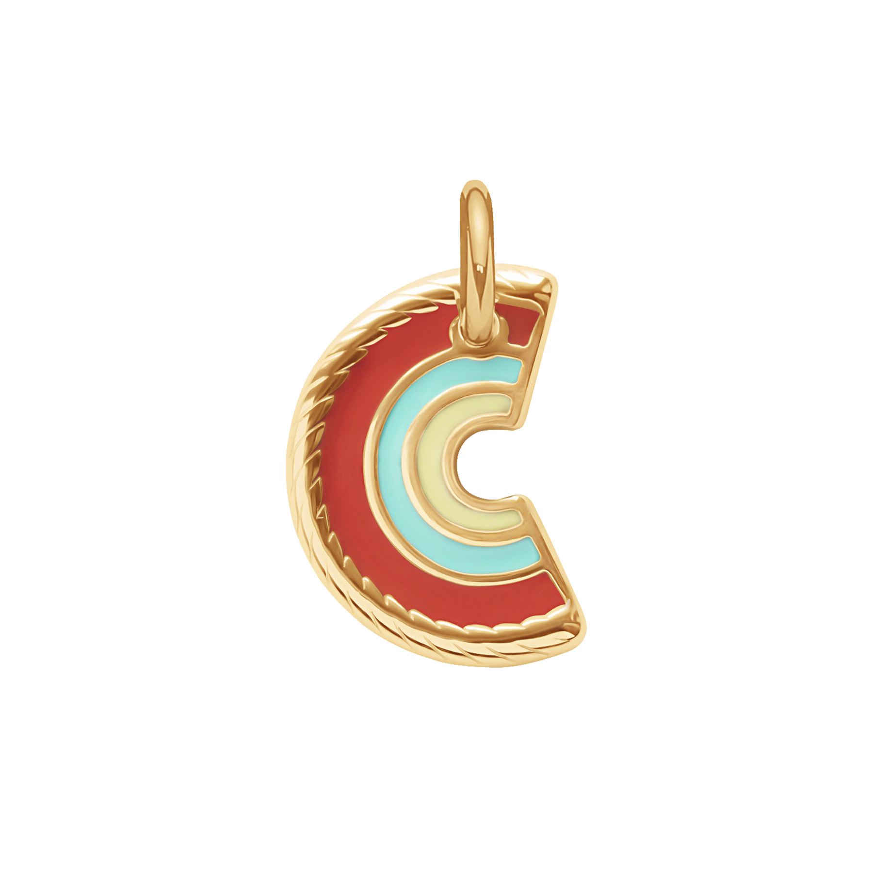 Zawieszka Rainbow pozłacana 1,5 cm 