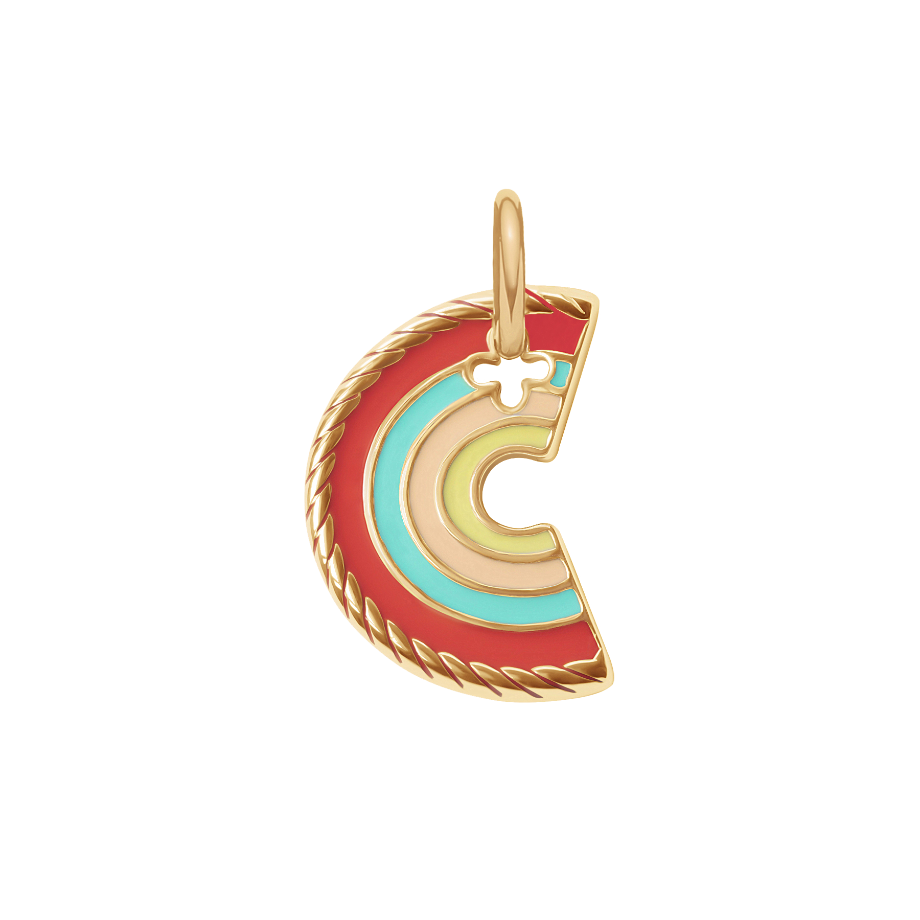 Zawieszka Rainbow pozłacana 2 cm 
