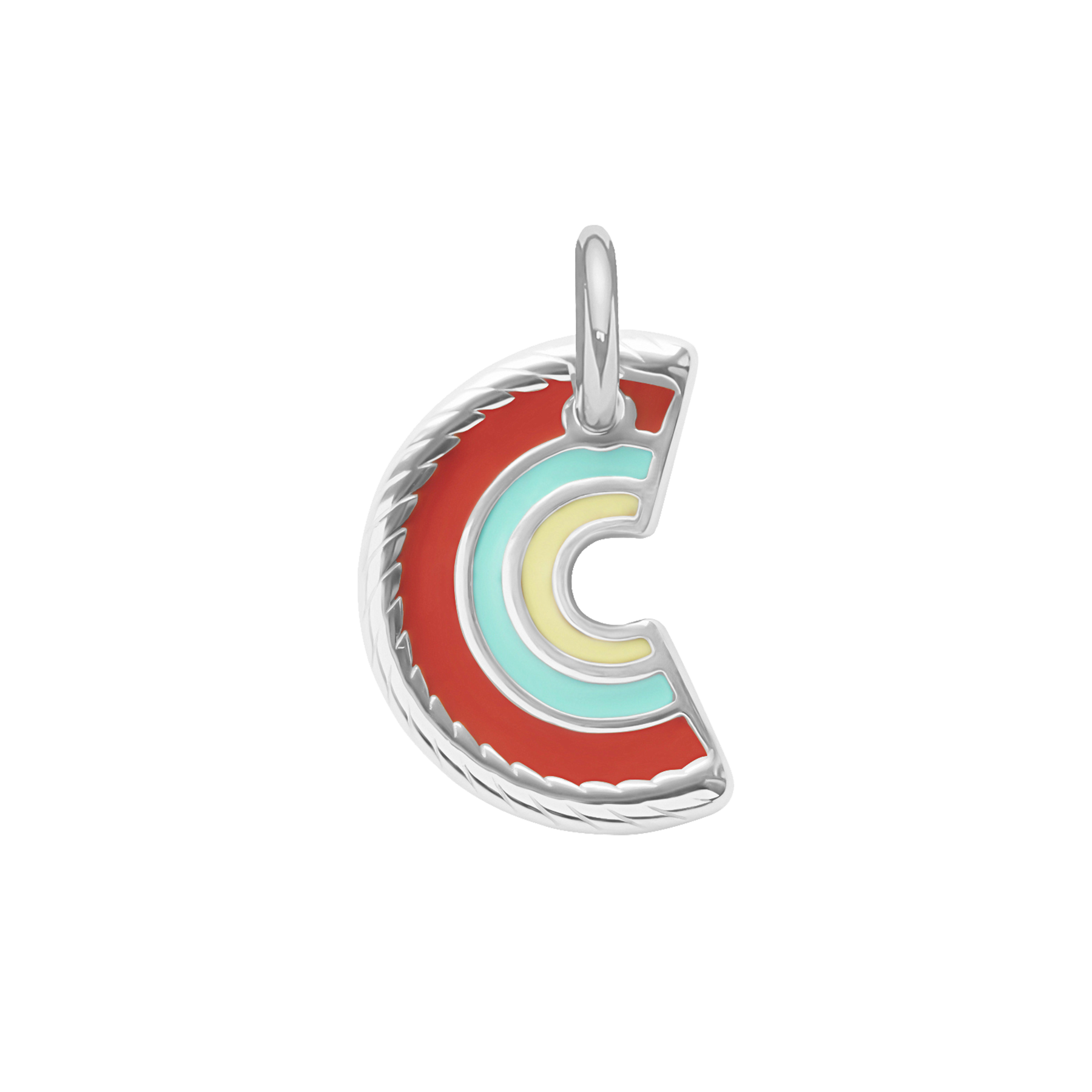 Zawieszka Rainbow posrebrzana 1,5 cm 