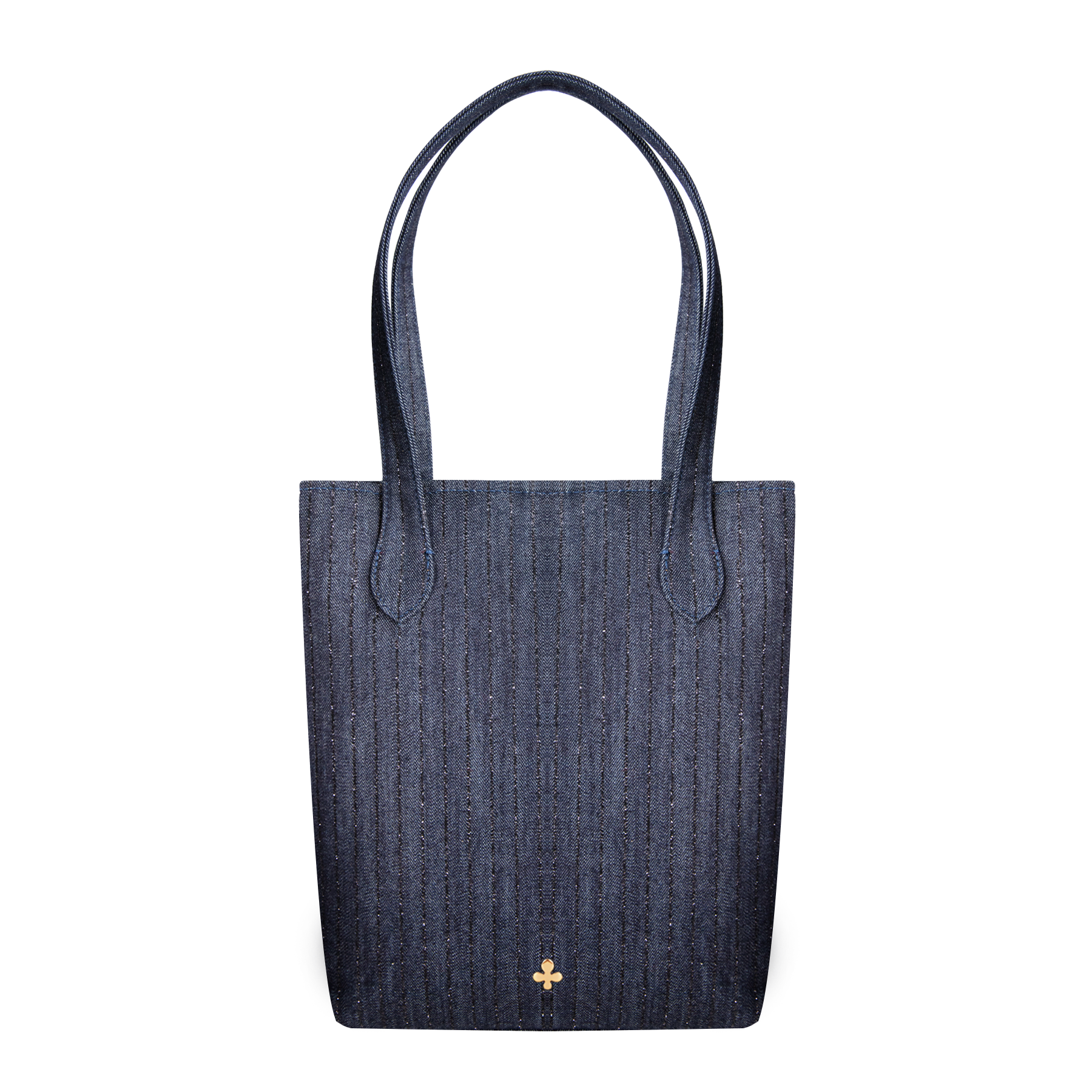 Shopper mini ciemny jeans