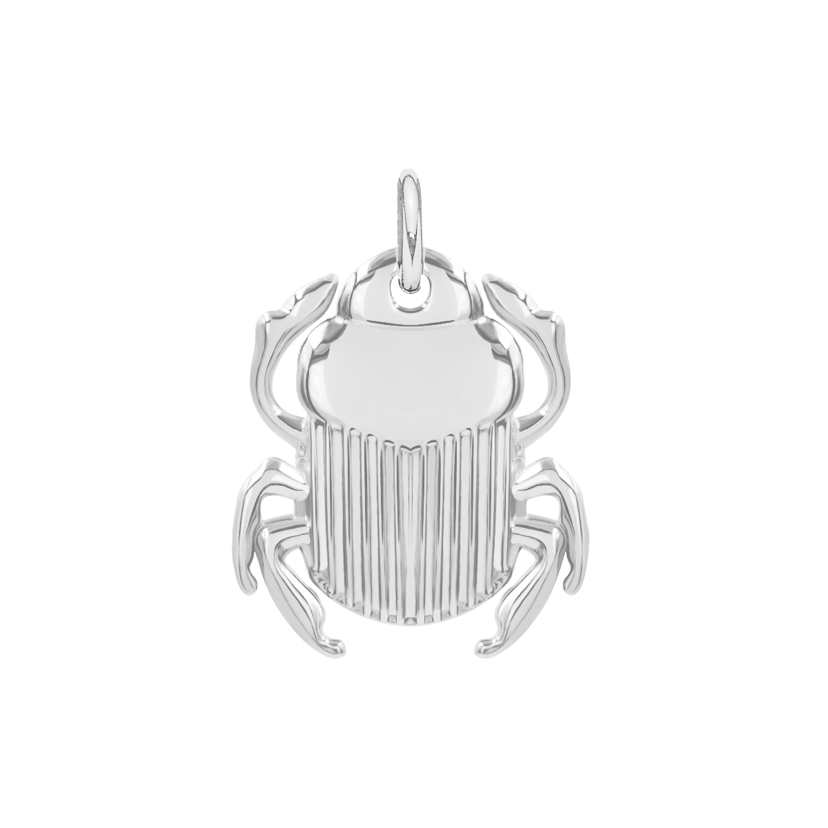 Skarabeusz 1,5 cm posrebrzany